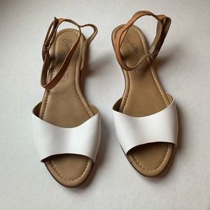 White Seychelles Flat Sandals